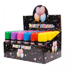 Biohajoava värikäs ruiskutus Silly String Wedding Party Festival juhla