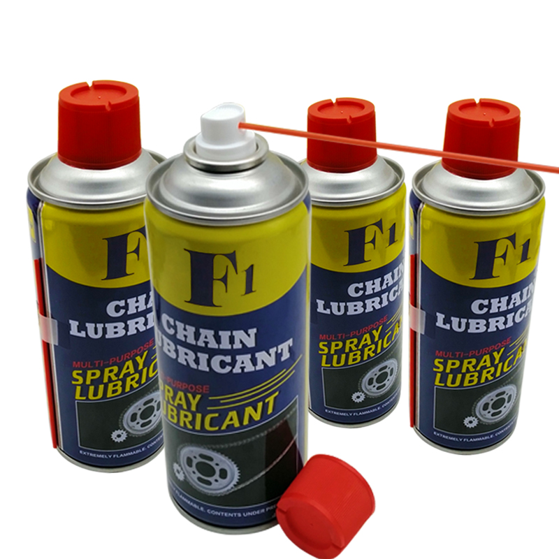 Valmistaja F1 Chain Lube Lubricant Spray Penetrating Oil Anti-Rust Lubricant Spray